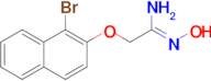 2-[(1-bromonaphthalen-2-yl)oxy]-N'-hydroxyethanimidamide