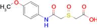 2-((2-((4-Methoxyphenyl)amino)-2-oxoethyl)sulfinyl)acetic acid