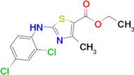 Ethyl 2-((2,4-dichlorophenyl)amino)-4-methylthiazole-5-carboxylate