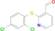 2-((2,4-Dichlorophenyl)thio)nicotinaldehyde