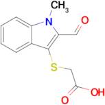 2-((2-Formyl-1-methyl-1H-indol-3-yl)thio)acetic acid