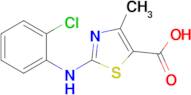 2-((2-Chlorophenyl)amino)-4-methylthiazole-5-carboxylic acid