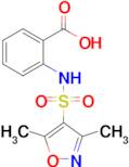 2-((3,5-Dimethylisoxazole)-4-sulfonamido)benzoic acid