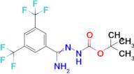 N'-{amino[3,5-bis(trifluoromethyl)phenyl]methylidene}(tert-butoxy)carbohydrazide