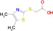 2-((4,5-Dimethylthiazol-2-yl)thio)acetic acid