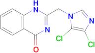 2-[(4,5-dichloro-1H-imidazol-1-yl)methyl]-1,4-dihydroquinazolin-4-one