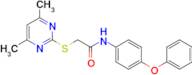 2-((4,6-Dimethylpyrimidin-2-yl)thio)-N-(4-phenoxyphenyl)acetamide