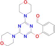 2-((4,6-Dimorpholino-1,3,5-triazin-2-yl)oxy)benzaldehyde