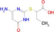 2-[(4-amino-6-oxo-1,6-dihydropyrimidin-2-yl)sulfanyl]butanoic acid