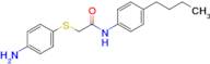 2-((4-Aminophenyl)thio)-N-(4-butylphenyl)acetamide