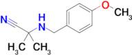 2-((4-Methoxybenzyl)amino)-2-methylpropanenitrile