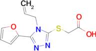 2-((4-Allyl-5-(furan-2-yl)-4H-1,2,4-triazol-3-yl)thio)acetic acid