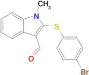 2-((4-Bromophenyl)thio)-1-methyl-1H-indole-3-carbaldehyde