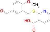 2-((5-Formyl-2-methoxybenzyl)thio)nicotinic acid