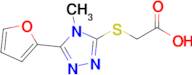 2-((5-(Furan-2-yl)-4-methyl-4H-1,2,4-triazol-3-yl)thio)acetic acid