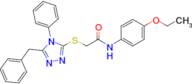 2-((5-Benzyl-4-phenyl-4H-1,2,4-triazol-3-yl)thio)-N-(4-ethoxyphenyl)acetamide