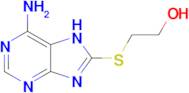 2-[(6-amino-7H-purin-8-yl)sulfanyl]ethan-1-ol