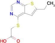 2-((6-Ethylthieno[2,3-d]pyrimidin-4-yl)thio)acetic acid