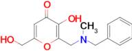 2-((Benzyl(methyl)amino)methyl)-3-hydroxy-6-(hydroxymethyl)-4H-pyran-4-one