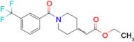 Ethyl 2-(1-(3-(trifluoromethyl)benzoyl)piperidin-4-ylidene)acetate