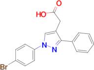 2-(1-(4-Bromophenyl)-3-phenyl-1H-pyrazol-4-yl)acetic acid