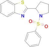 2-(1-(Phenylsulfonyl)pyrrolidin-2-yl)benzo[d]thiazole