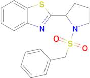 2-(1-(Benzylsulfonyl)pyrrolidin-2-yl)benzo[d]thiazole