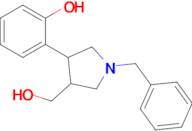 2-(1-Benzyl-4-(hydroxymethyl)pyrrolidin-3-yl)phenol