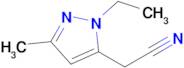 2-(1-Ethyl-3-methyl-1H-pyrazol-5-yl)acetonitrile