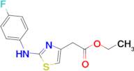 Ethyl 2-(2-((4-fluorophenyl)amino)thiazol-4-yl)acetate