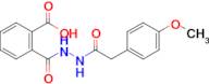 2-(2-(2-(4-Methoxyphenyl)acetyl)hydrazine-1-carbonyl)benzoic acid