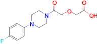 2-(2-(4-(4-Fluorophenyl)piperazin-1-yl)-2-oxoethoxy)acetic acid