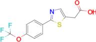 2-(2-(4-(Trifluoromethoxy)phenyl)thiazol-5-yl)acetic acid