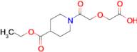 2-(2-(4-(Ethoxycarbonyl)piperidin-1-yl)-2-oxoethoxy)acetic acid