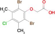 2-(2,6-Dibromo-4-chloro-3,5-dimethylphenoxy)acetic acid