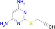2-(2-Propyn-1-ylthio)-4,6-pyrimidinediamine