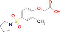 2-(2-Methyl-4-(pyrrolidin-1-ylsulfonyl)phenoxy)acetic acid