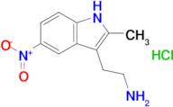 2-(2-Methyl-5-nitro-1H-indol-3-yl)ethan-1-amine hydrochloride