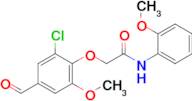 2-(2-Chloro-4-formyl-6-methoxyphenoxy)-N-(2-methoxyphenyl)acetamide