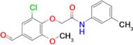 2-(2-Chloro-4-formyl-6-methoxyphenoxy)-N-(m-tolyl)acetamide