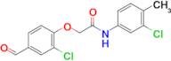 2-(2-Chloro-4-formylphenoxy)-N-(3-chloro-4-methylphenyl)acetamide