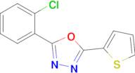 2-(2-Chlorophenyl)-5-(thiophen-2-yl)-1,3,4-oxadiazole