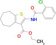 Ethyl 2-(2-chlorobenzamido)-5,6,7,8-tetrahydro-4H-cyclohepta[b]thiophene-3-carboxylate