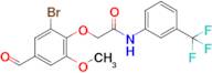 2-(2-Bromo-4-formyl-6-methoxyphenoxy)-N-(3-(trifluoromethyl)phenyl)acetamide