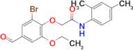 2-(2-Bromo-6-ethoxy-4-formylphenoxy)-N-(2,4-dimethylphenyl)acetamide