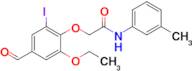 2-(2-Ethoxy-4-formyl-6-iodophenoxy)-N-(m-tolyl)acetamide