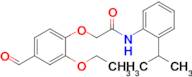 2-(2-Ethoxy-4-formylphenoxy)-N-(2-isopropylphenyl)acetamide