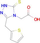 2-(3-(Thiophen-2-ylmethyl)-5-thioxo-1,5-dihydro-4H-1,2,4-triazol-4-yl)acetic acid