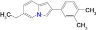 2-(3,4-Dimethylphenyl)-6-ethylindolizine