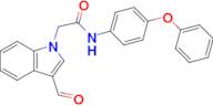 2-(3-Formyl-1H-indol-1-yl)-N-(4-phenoxyphenyl)acetamide